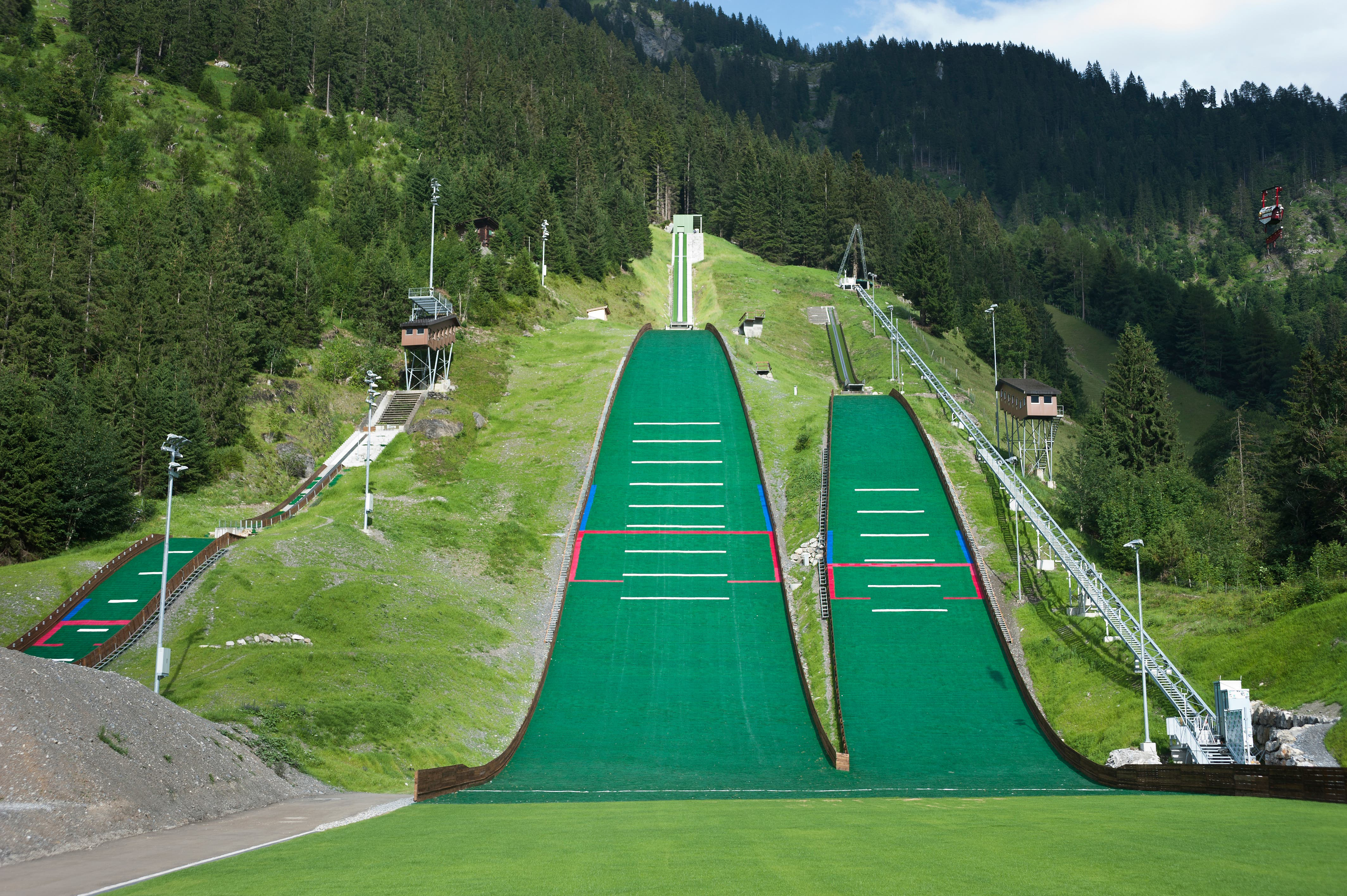 Die fertige Nordic Arena im Sommer