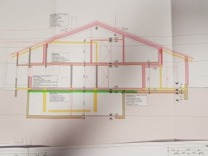 Der Schnittplan für den Umbau